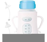 Souchée À Bouteille D'alimentation - Bouteille De Support De Bouteilles Anti-rupture | Couvre En Silicone 3e Génération Avec Tube Canard Et D'aspiration | Manche À Haute Températ