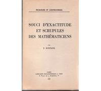 Souci D Exactitude Et Scrupules Des Mathematiciens