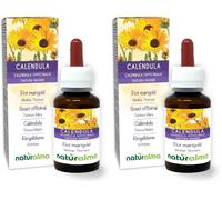 Souci officinal (Calendula officinalis) capitules (fleurs) Teinture Mère sans alcool Naturalma - Extrait liquide gouttes 60 ml - Complément alimentaire - Végétalien ou végan (Lot de 2)