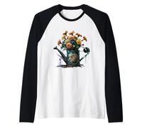 Soucis dans Un arrosoir rétro Fleuri souci Manche Raglan
