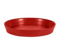 Soucoupe Ø 40 cm pour pot Ø 60 cm - Rouge rubis - Eda