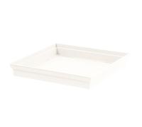 Soucoupe 32.6x32.6cm Toscane Blanc - EDA Plastiques