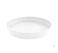 Soucoupe Ø 34.50 cm pour pot Ø 44, 46, 48 cm - Blanc - Eda