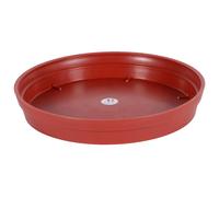 Soucoupe Ø34.5cm Toscane Rouge Rubis - EDA Plastiques