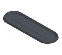 Soucoupe Cancun - Gris Anthracite - Pour Jardinière Cancun 80 cm - EDA PLASTIQUES