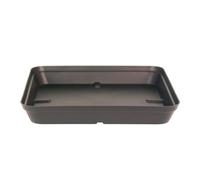 Soucoupe Carrée Capri - ARTEVASI - Gris anthracite - 38 x 38 x H 5 cm