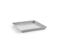 Soucoupe Carrée Ecopots Ø 18 - Blanc - 0,7 L Multicolore