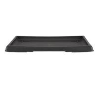 Soucoupe chinoise rectangulaire en plastique noir pour bonsaï 37x28x2 cm - PL45S