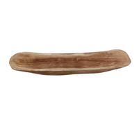 Soucoupe Décorative 60cm En Paulownia Bois Bateau Panier de Fruits Plat Tableau