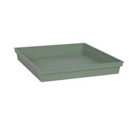Soucoupe - EDA - Toscane - Carrée - 32 cm - Vert laurier