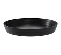 Soucoupe - EDA - Toscane Zen - Ø 28 cm - Gris anthracite - Polypropylène résistant UV et gel