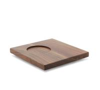 Soucoupe en bois 13cm Chai Noyer