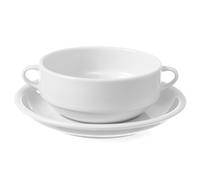 Soucoupe en porcelaine pour pot à bouillon OPTIMA, diamètre 170 mm, lot de 12