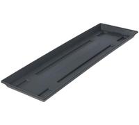 Soucoupe pour bac à fleurs grand modèle 80 cm anthracite