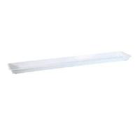 Soucoupe pour jardinière plastique vert terre anthracite-marron/blanc - 40 60 80 100, anthracite, 100 cm