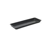Soucoupe pour jardinière plastique vert terre anthracite-marron/blanc - 40 60 80 100, anthracite, 40 cm