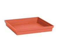 Soucoupe pour pot en plastique Ø 32,6cm Eda Toscane effet terre battue