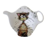 KIUB - Repose Sachet de thé Chat stylisé - mélamine de qualité