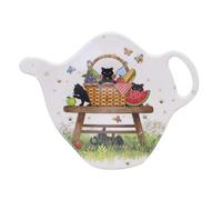 Soucoupe pour sachet de thé pique nique de chatons