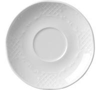 Hendi Soucoupe avec bords renforcés ø130 mm pour tasse à expresso, porcelaine blanche