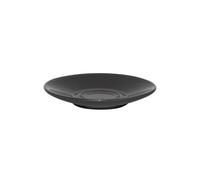 Olympia Lot de 12 soucoupesà expresso en porcelaine au charbon de bois