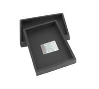 Soucoupe Rectangulaire pour Pot de Fleurs 2 Pièces en Résine, Bacs à Eau | Plateaux Rectangulaires, Bassine à Eau Épaissie, Porte-Pot de Fleurs, Usage Jardin et Intérieur