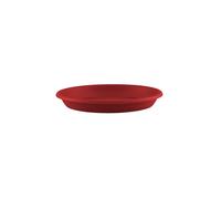 Soucoupe ronde 22cm rouge fonce pour pot de fleur - EDA
