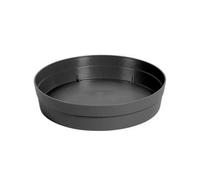 Soucoupe ronde Toscane Ø15cm taupe - EDA - Soucoupe - Plastique - Rond