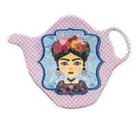 Soucoupe sachet de thé Frida Khalo 8 ROSE ET BLEU G