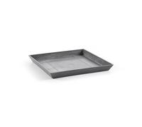 Soucoupe Square 50 Gris - 43 x 43 x H. 3,5 cm
