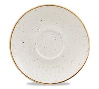 Soucoupe Tasse Thé Stonecast Blanc Céramique Vetreos Ø 15,6 CM - CHURCHILL