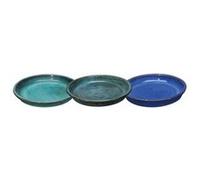 Soucoupe Terre Cuite Bleu ø25 cm Traditionnelle
