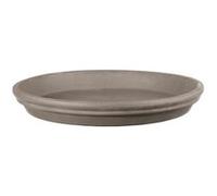 Soucoupe terre cuite graphite ø27 cm
