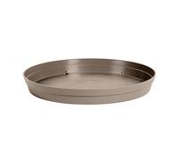 EDA Soucoupe ronde Toscane - Ø 34,5 x H 4,10 cm pour pot Ø 48 cm - Taupe