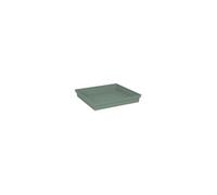 Soucoupe Toscane carrée 39 cm - Vert laurier - Eda