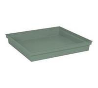 Soucoupe Toscane carrée 39 cm - Vert laurier - Eda Vert Laureir G