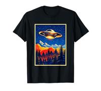 Soucoupe Volante Extraterrestre OVNI Rencontre Les Fans de la théorie du Complot T-Shirt