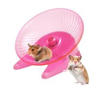 Soucoupe Volante Hamster - Roues silencieuses pour Hamsters avec Bases Stables - Décor d’Habitat Animal pour Hamsters, Lapin au Miel, gerbilles à Grosse Queue, Hamster Nain Duqulle