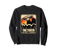 Soucoupe Volante mystérieuse OVNI Rencontre Vintage drôle Extraterrestre Sweatshirt