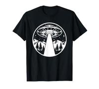 Soucoupe Volante Retro Vintage Scifi Invasion des Aliens T-Shirt