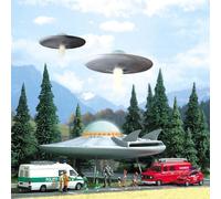 Soucoupe Volante UFO HO/N/TT/Z Échelle Busch 1010