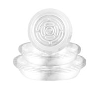 Soucoupes De Plantes Transparentes En Plastique, Plateaux D'égouttage Pour Pot De Fleurs, Soucoupes Pour Pot De Jardin, 15/20/25cm, 18 Paquets
