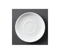 Soucoupes empilables blanches