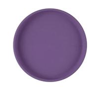 Soucoupes en CéRamique Modern pour Pots de Fleurs, Plateaux de Drainage Ronds pour Plantes, Plateau Multi-Usages pour PréSentation Plantes dans Votre Espace DéTente(5.7inch,Purple)