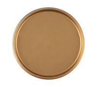 Soucoupes en CéRamique Modern pour Pots de Fleurs, Plateaux de Drainage Ronds pour Plantes, Plateau Multi-Usages pour PréSentation Plantes dans Votre Espace DéTente(7.9inch,Gold)