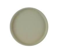 Soucoupes en CéRamique Modern pour Pots de Fleurs, Plateaux de Drainage Ronds pour Plantes, Plateau Multi-Usages pour PréSentation Plantes dans Votre Espace DéTente(3.9inch,Matcha Green)