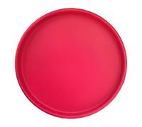 Soucoupes en CéRamique Modern pour Pots de Fleurs, Plateaux de Drainage Ronds pour Plantes, Plateau Multi-Usages pour PréSentation Plantes dans Votre Espace DéTente(3.9inch,Dark Red)