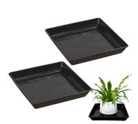 Soucoupes Pour Plants, 2PCS Soucoupes Pour Pots De Fleurs De Jardin, Coupelle Pot De Fleurs, Dessous De Jardinière En Plastique, Plateau D'égouttement Pour Pot De Plant D'intérieur Et D'extérieur
