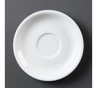 Soucoupes pour tasses à cappuccino blanches olympia G