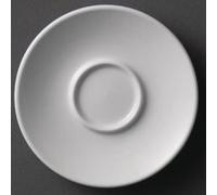 Soucoupes pour tasses à espresso blanches 120mm olympia G